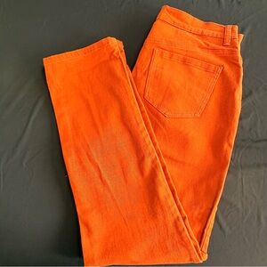 Women’s High-Rise Orange Jeans